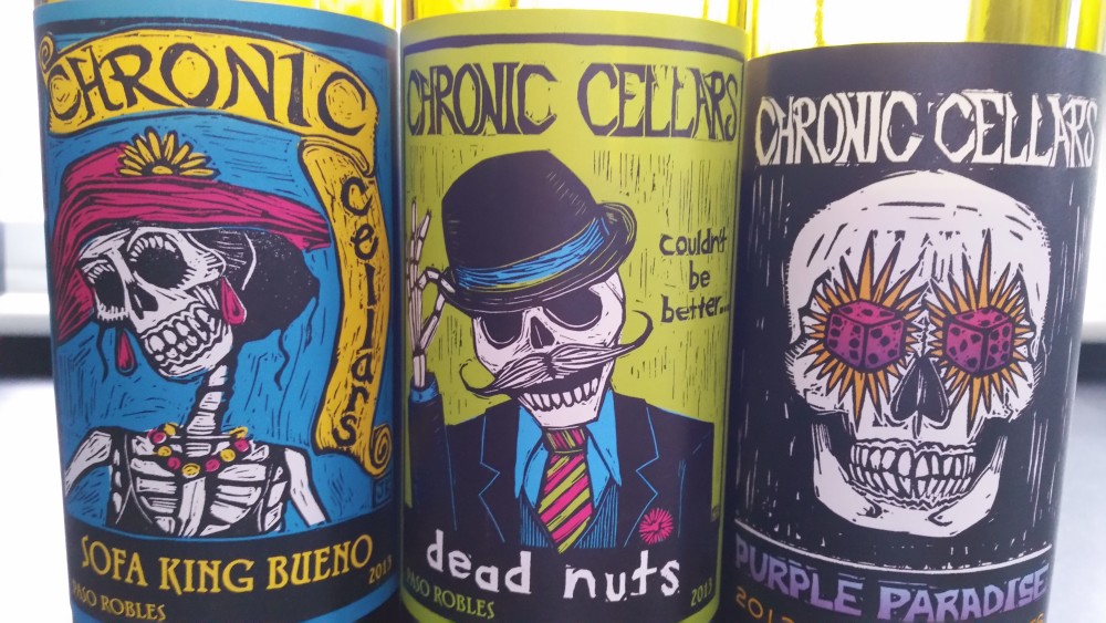 Chronic Cellars Labels…I Mean Wines