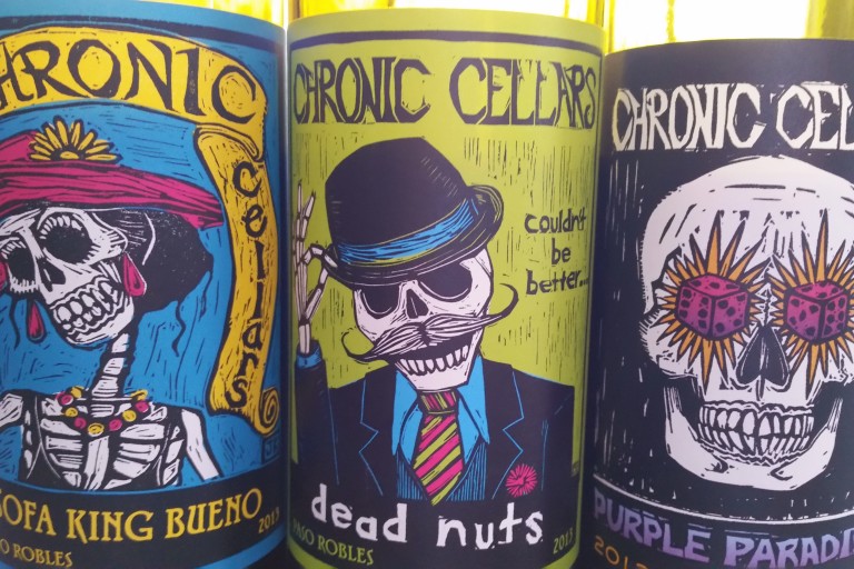 Chronic Cellars Labels…I Mean Wines